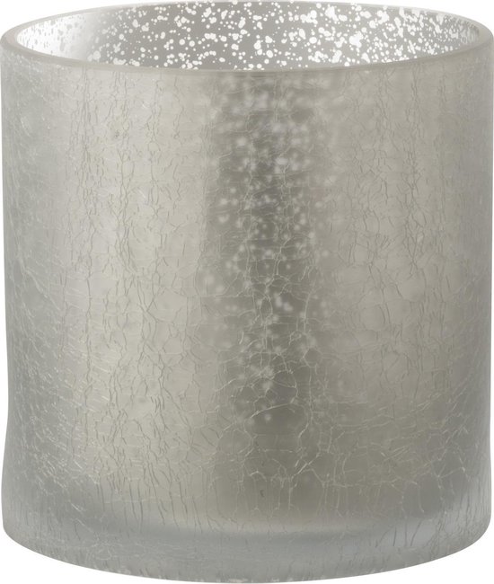 DUTZ cilinder windlicht bubbels Topaz 13 x 10 cm - Lifestyle By Leonie