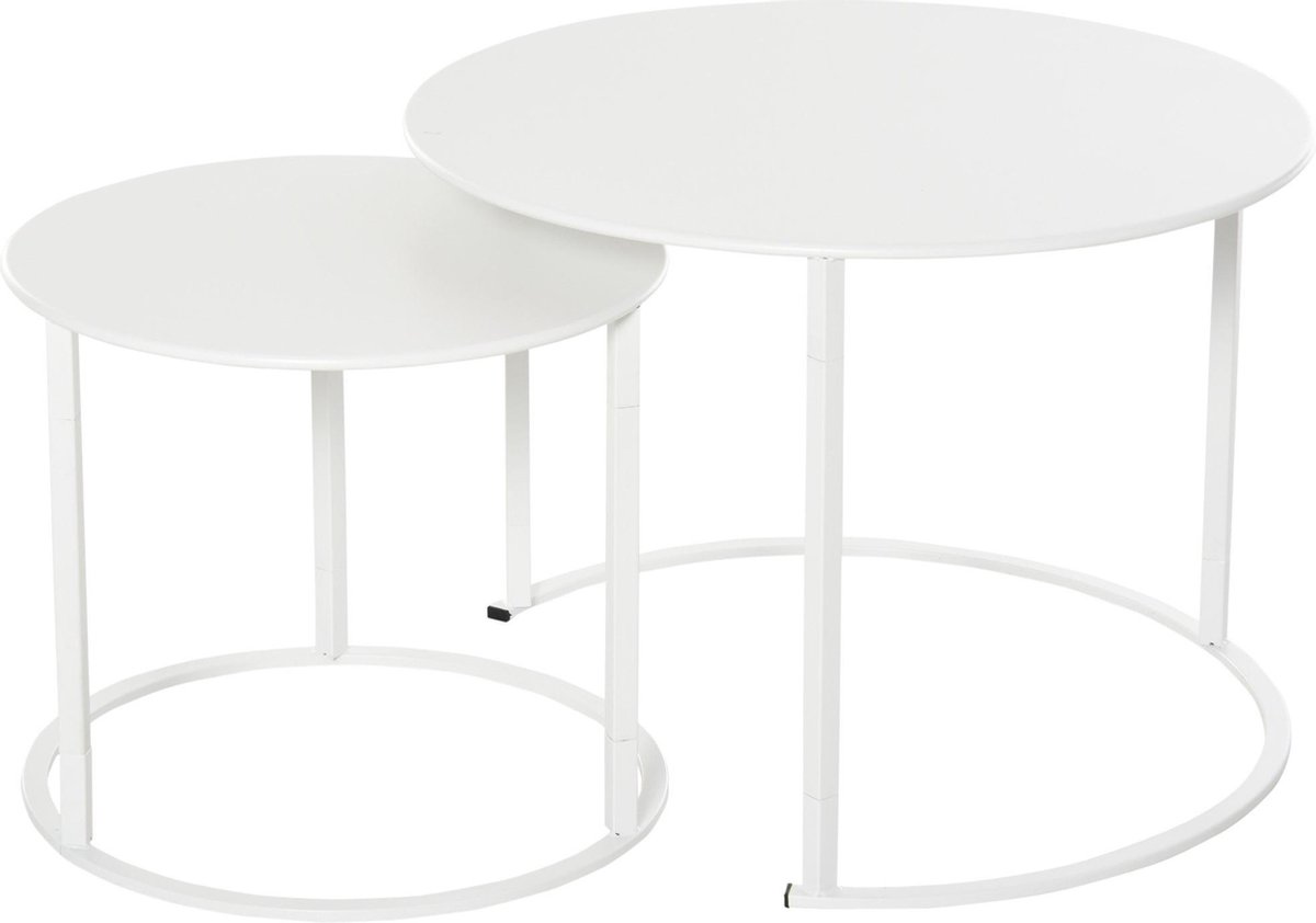 Medina Holbrook side table Coffee table Bed table Set of 2 Metal