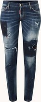 Dsquared2 Jennifer low rise slim fit jeans met ripped details - Maat 40