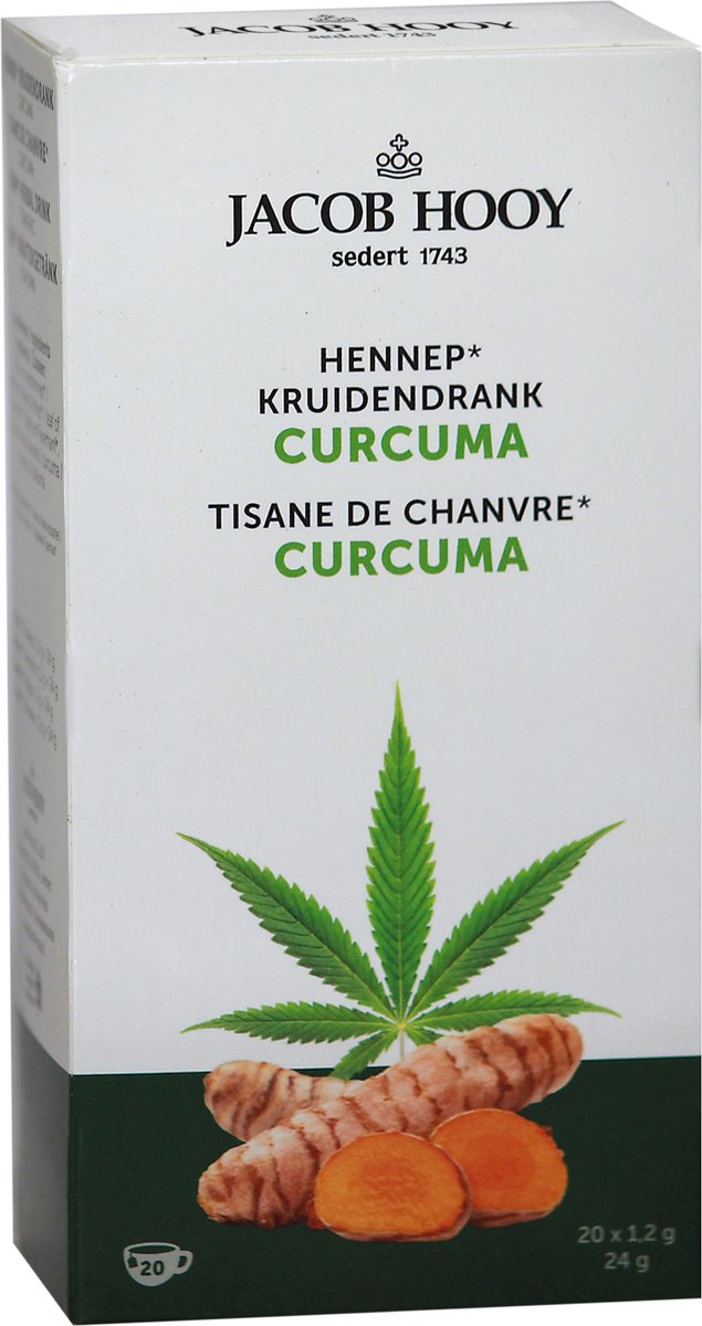 Jacob Hooy - Hennep Kurkuma - 20 Theezakjes - JHTHEE35296