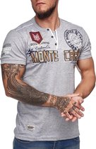 Heren - T-shirt - Monte Carlo - Grijs - 3459