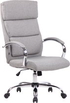 Bureaustoel - Kantoorstoel - Design - In hoogte verstelbaar - Polyester - Grijs