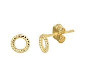 N-joy trendstyle 14k gouden oorknopjes 17311