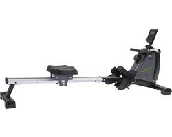 Tunturi Cardio Fit R25 Roeitrainer – Magnetische Roeimachine met 8 Weerstandsniveaus – LCD-monitor, Tablethouder en Bidonhouder – Compact en Inklapbaar voor Thuisgebruik