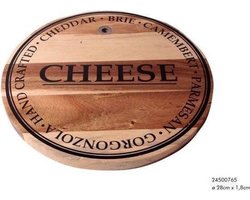 Kaasplank Ø28x1.8cm - Serveerplank- Snijplank