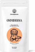 Sensipharm Omniderma Hond - Bij Jeuk, Eczeem & Hotspot - Natuurlijk voor Huid en Vacht - 1000 mg - 90 Tabletten