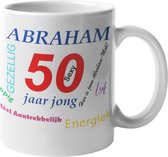 Verjaardagsmok - mok - Abraham - 50 jaar - beker - cadeau