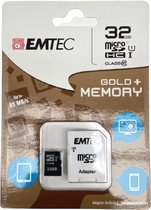 EMTEC Micro SD kaart Black - 32GB