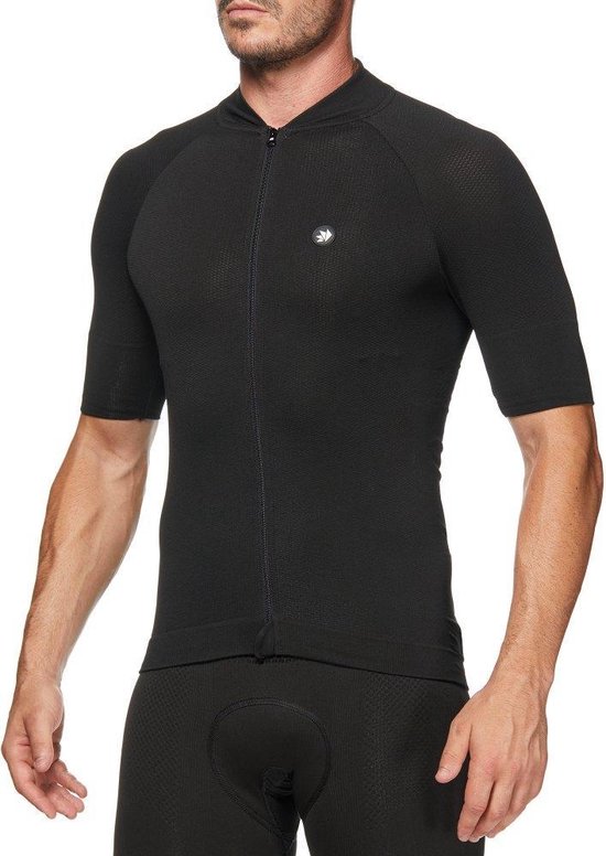 SIXS Chromo Short Sleeve Jersey Carbon Black Activewear S | bol.com