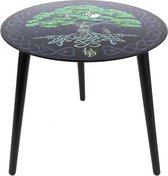 Lisa Parker Glazen tafel Tree of Life Zwart - Groen