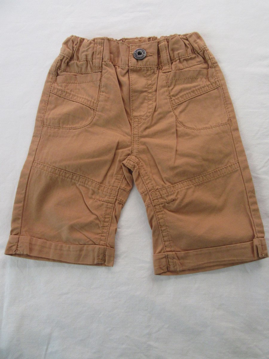 dirkje , korte broek , bermuda , beige , 86 - 18 maand