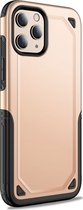 Apple iPhone 12 Pro Max Hoesje - Mobigear - Armor Serie - Hard Kunststof Backcover - Goud - Hoesje Geschikt Voor Apple iPhone 12 Pro Max