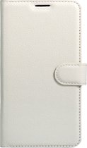 HTC U Ultra Hoesje - Mobigear - Classic Serie - Kunstlederen Bookcase - Wit - Hoesje Geschikt Voor HTC U Ultra