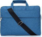 Mobigear Travel Katoen Schoudertas - Laptop 15 inch  - Blauw