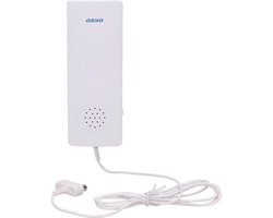 Draadloze watermelder met externe sensor - Waterlekkage alarm - Werkt op 3x AAA batterijen