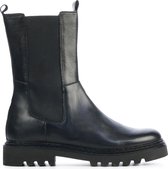 PS Poelman Vrouwen Leren     Chelsea boots / Laarzen / Damesschoenen P1001 led - Zwart - Maat 36