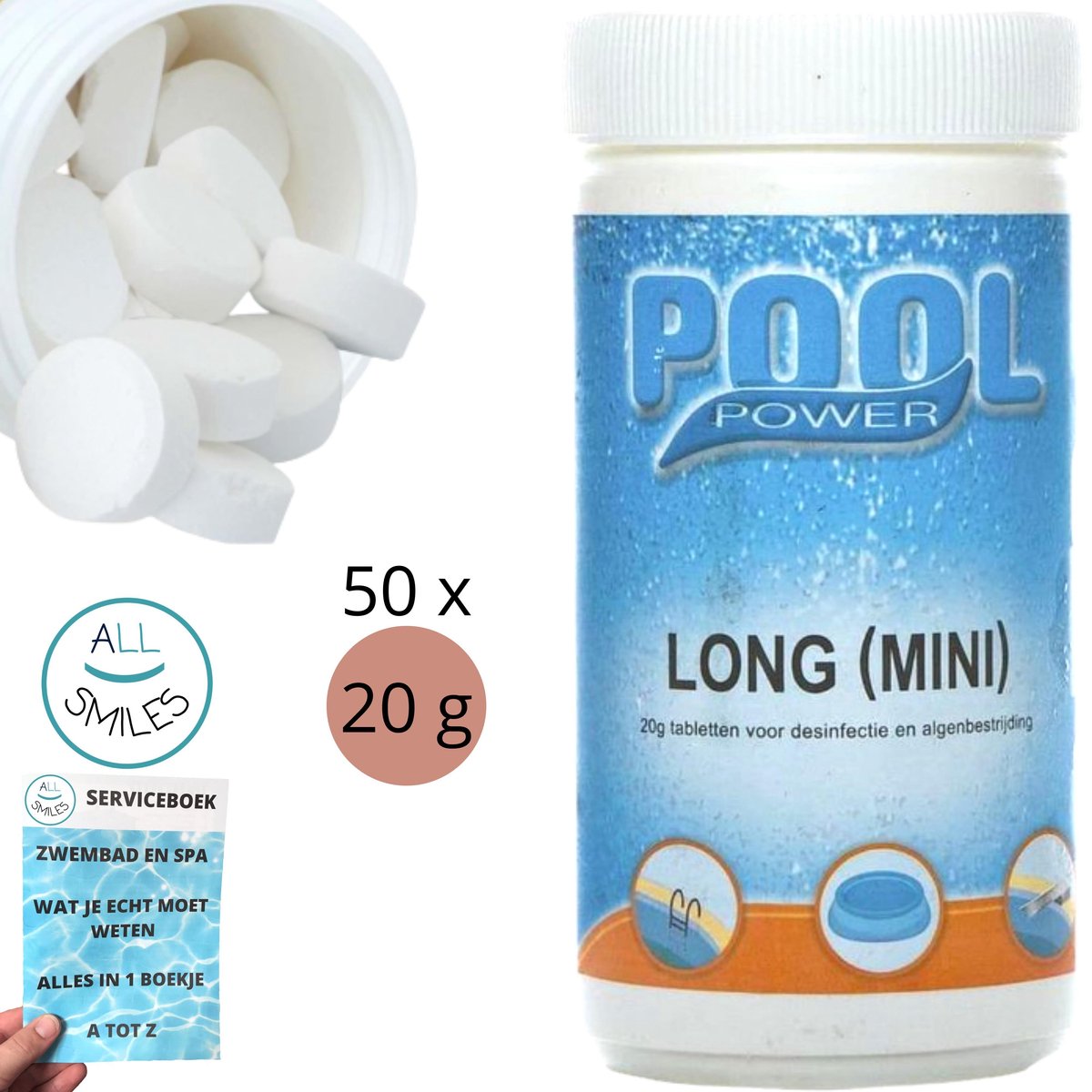 Cloro En Pastillas Tricloro 90%. Tabletas De 20 Gr. Bote 1 Kg. | Las mejores ofertas de