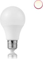 LED Lamp E27 - Voordeel pack - 4 Stuks - 7W - Warm/Helder witte lichtkleur 3000K - Vorm: A60