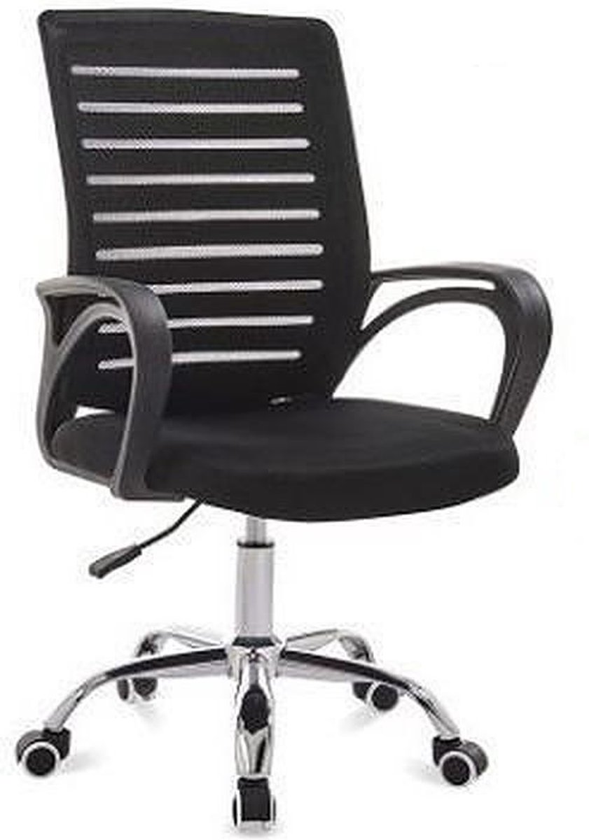Tech Supplies - Ergonomische Bureaustoel - Bureaustoelen voor volwassenen - Business Office Chair Zwart - Tech Supplies