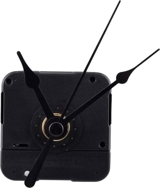 Quartz uurwerk - Nieuw Los Uurwerk Kopen en Vervangen - GWS HR 1688-17mm Klokwerk met wijzers Zwart