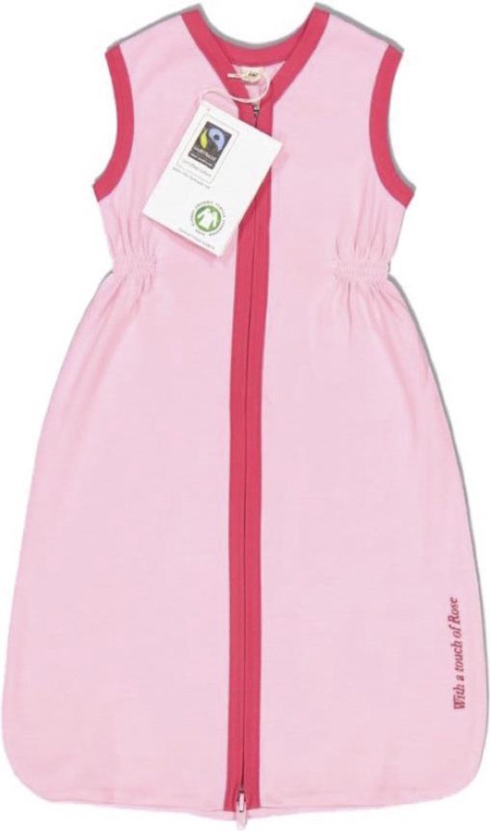 With a touch of Rose Slaapzak 110 cm – Roze - Vanaf 21 maanden - Biologisch katoen – Fairtrade