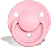 BIBS Fopspeen De Lux Maat 1 - 0-6 maanden - Baby Pink