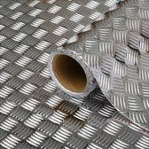 d-c-fix Zelfklevende folie metallic traanplaat zilver hoogglans 45 cm x 1,5 m