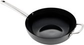 Poêle wok en céramique ISENVI Murray 32CM - poignée en acier inoxydable