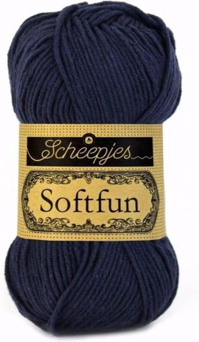 Scheepjes Softfun- 2408 Black 5x50gr