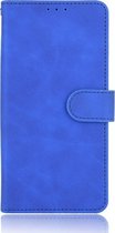 Mobigear Retro Telefoonhoesje geschikt voor OPPO Reno 4 Hoesje Bookcase Portemonnee - Blauw