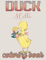 Duck Hello Coloring Book