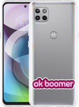 Motorola Moto G 5G Hoesje OK Boomer - Designed by Cazy
