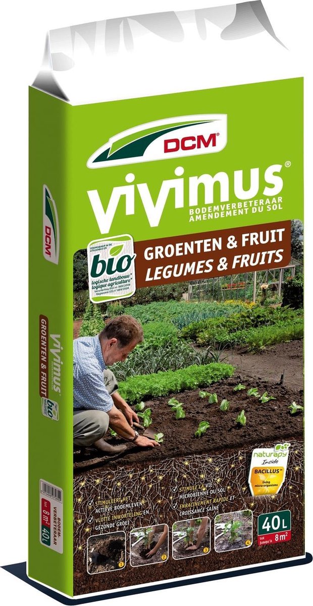 DCM vivimus groenten en fruit 40L