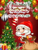 Christmas Color By Number Coloring Book For Kids