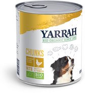 Yarrah - Natvoer Hond Blik Chunks met Kip Bio - 6 x 820 g