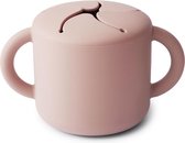 Mushie siliconen snack cup - Blush - snack beker - kids