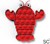 Pop it - Push to Pop - Stress Toy - Kreeft/Lobster