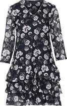 Cassis Dames Jurk met bloemenprint - Maat L