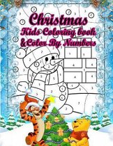 Christmas Kids Coloring Book & Kids Color By Numbers