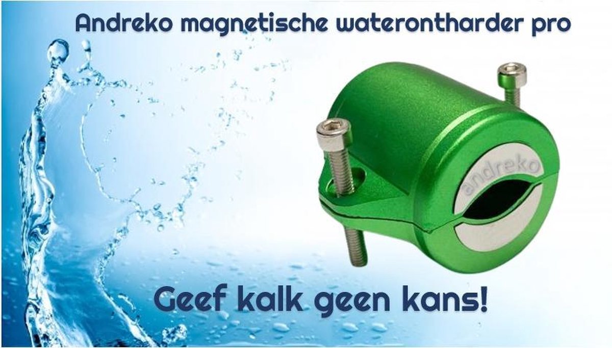Afecto Magnetische Waterontharder - 8700 Gauss - Voor Leidingen 12-38 mm - Groen