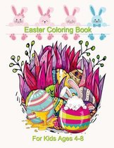 Easter Coloring Book Kids Ages 4-8: Easter Egg Coloring Book For Kids, Easter Egg Mandala Coloring Book