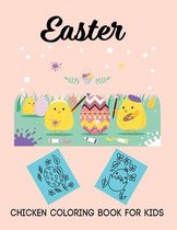 Easter Chicken Coloring Book for Kids