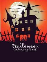 Halloween Coloring Book: Halloween books for kids 3-5