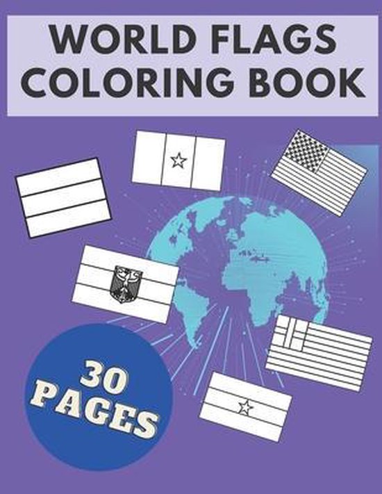 World Flags Coloring Book, Golden Writer 9798722990624 Boeken