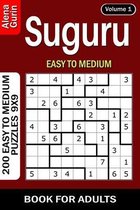 Suguru puzzle book for Adults: 200 Easy to Medium Puzzles 9x9 (Volume 1)