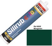 Soudal Silirub Color kit – siliconekit – montagekit - RAL 6005 - Mosgroen - 114104