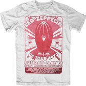 Led Zeppelin Heren Tshirt -S- Mobile Municipal Wit