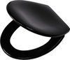 Tiger Ventura - WC bril - Toiletbril met deksel - Soft Close - Easy Clean functie - Duroplast - Zwart