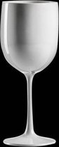 Champagneglazen - kunststof - wijn - wit - onbreekbaar - 4x