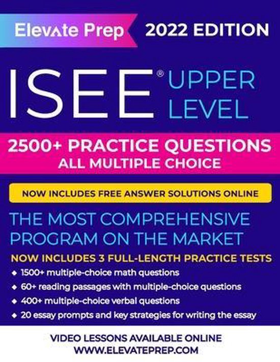 ISEE Upper Level - cover